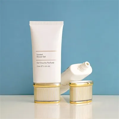 75ml OEM Framleiðsla Body Cream Snyrtivörur umbúðir Tube PE Plast Super Flat Packaging Sólarvörn Hand Cream Packaging Tube